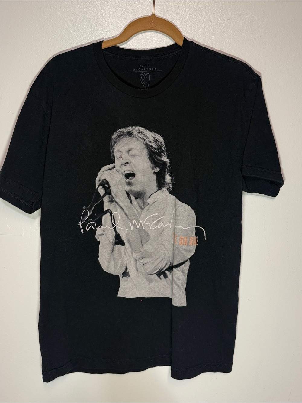 Paul McCartney Black Graphic 2016 Concert Tee